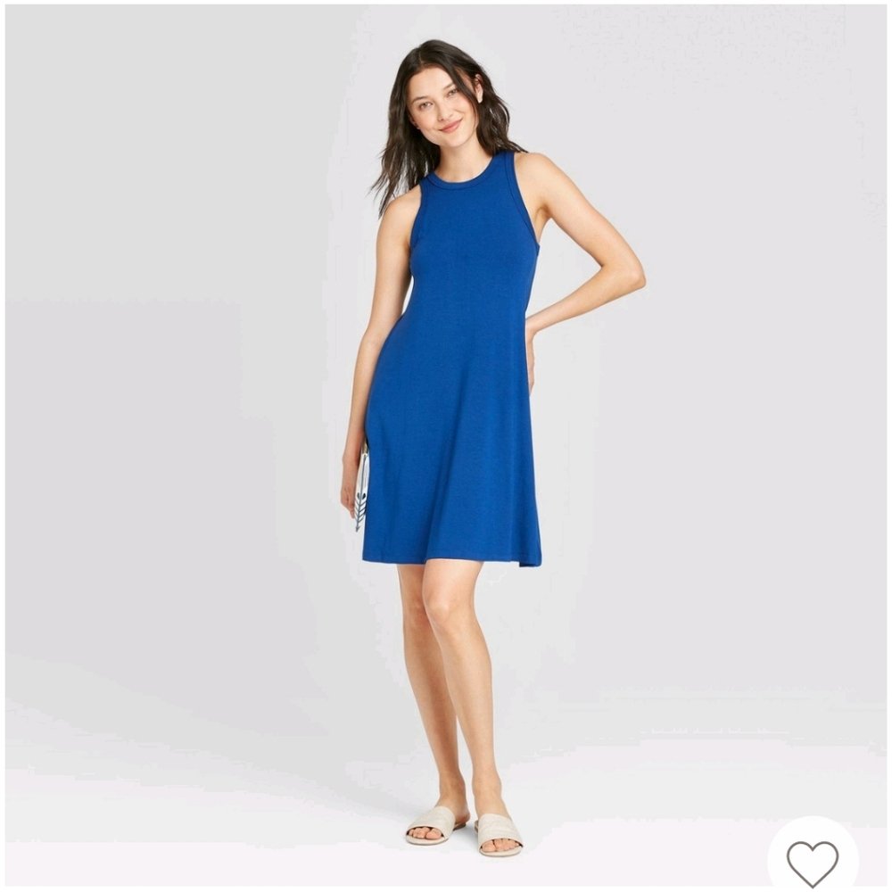 Women's Tank Dress - A New Day In Blue Size M